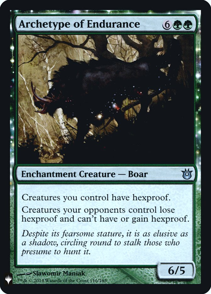 Arquétipo da Resistência / Archetype of Endurance - Magic: The Gathering - MoxLand