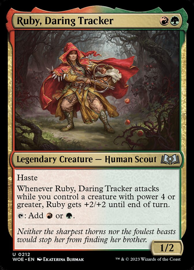 Rubi, Rastreadora Ousada / Ruby, Daring Tracker - Magic: The Gathering - MoxLand