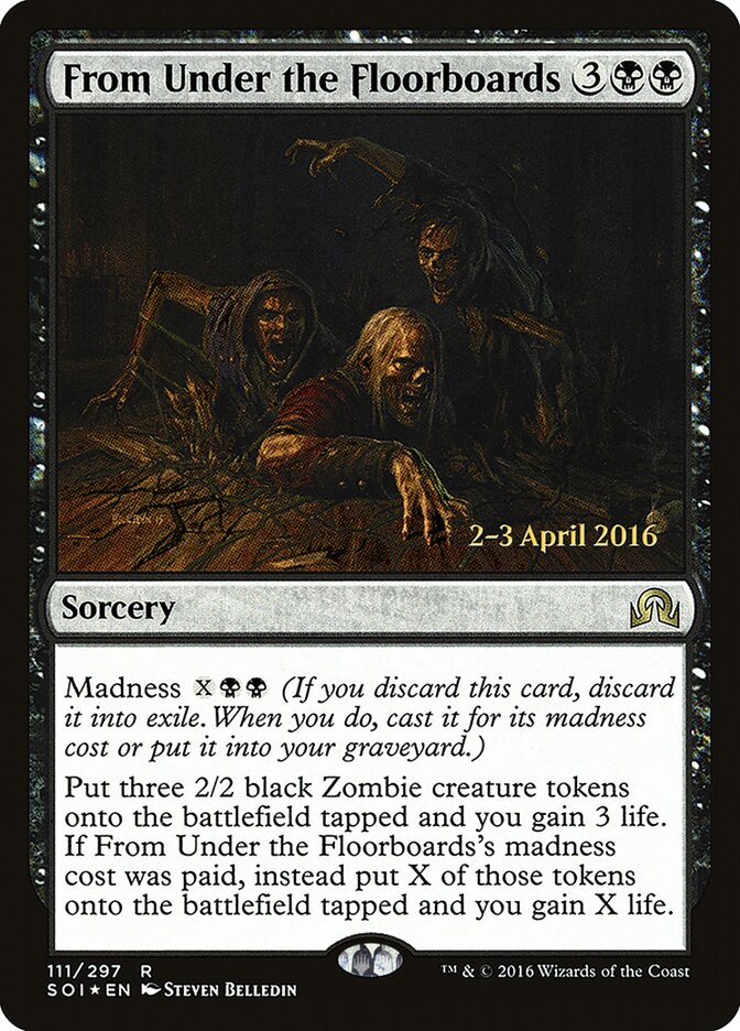 De Sob o Assoalho / From Under the Floorboards - Magic: The Gathering - MoxLand