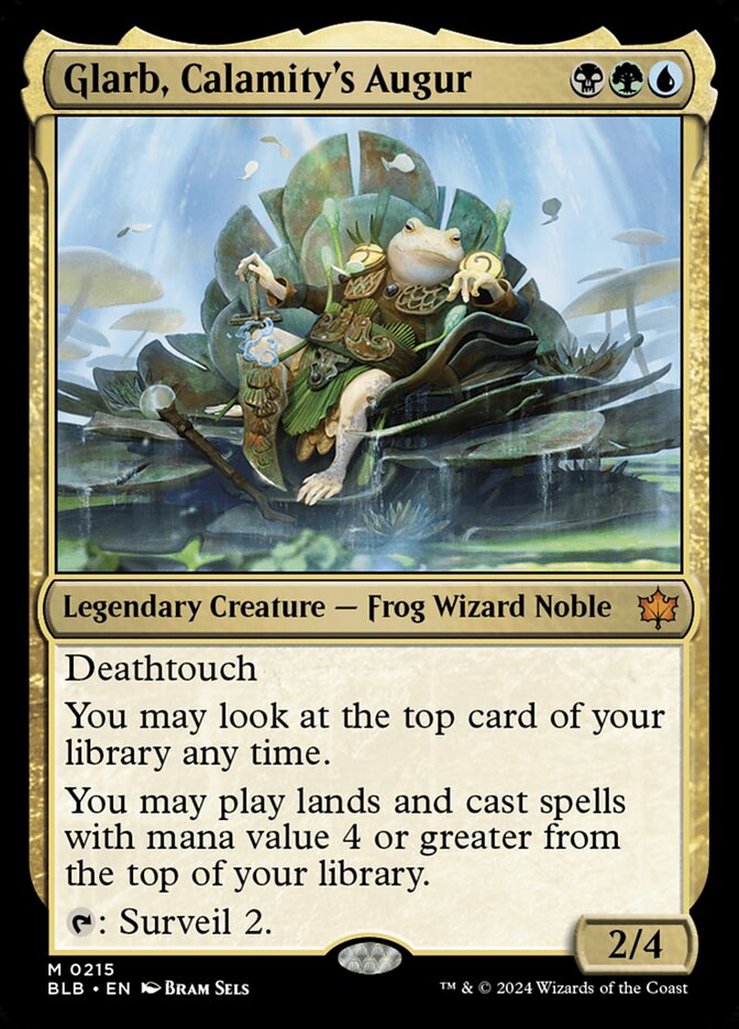 Glarb, Áugure da Calamidade / Glarb, Calamity's Augur - Magic: The Gathering - MoxLand