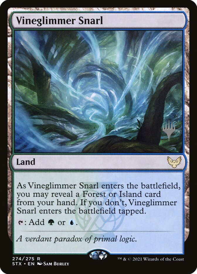 Liame da Luminovinha / Vineglimmer Snarl - Magic: The Gathering - MoxLand