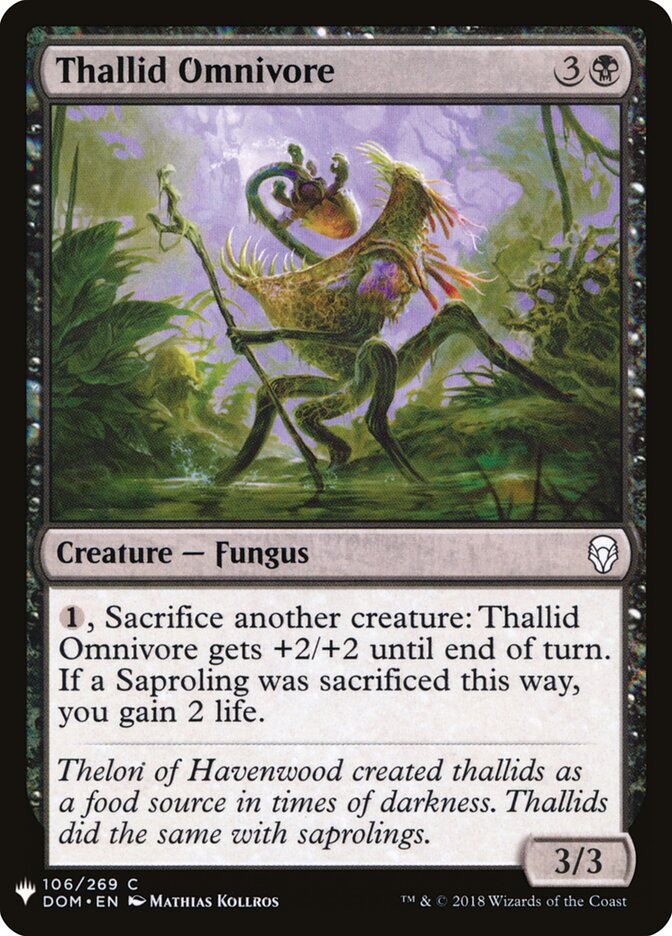 Talídia Onívora / Thallid Omnivore - Magic: The Gathering - MoxLand