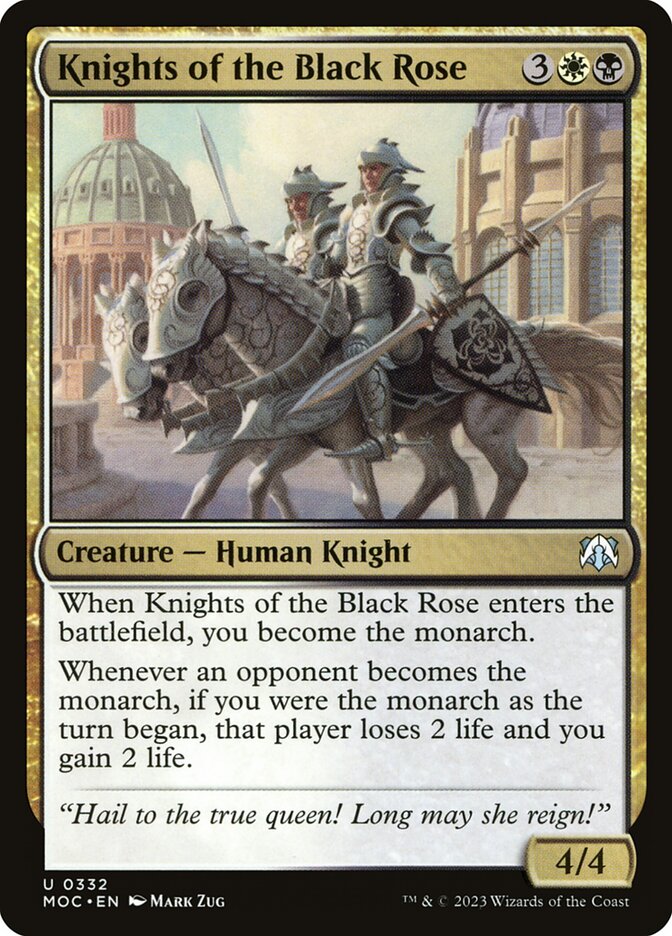 Cavaleiros da Rosa Negra / Knights of the Black Rose - Magic: The Gathering - MoxLand