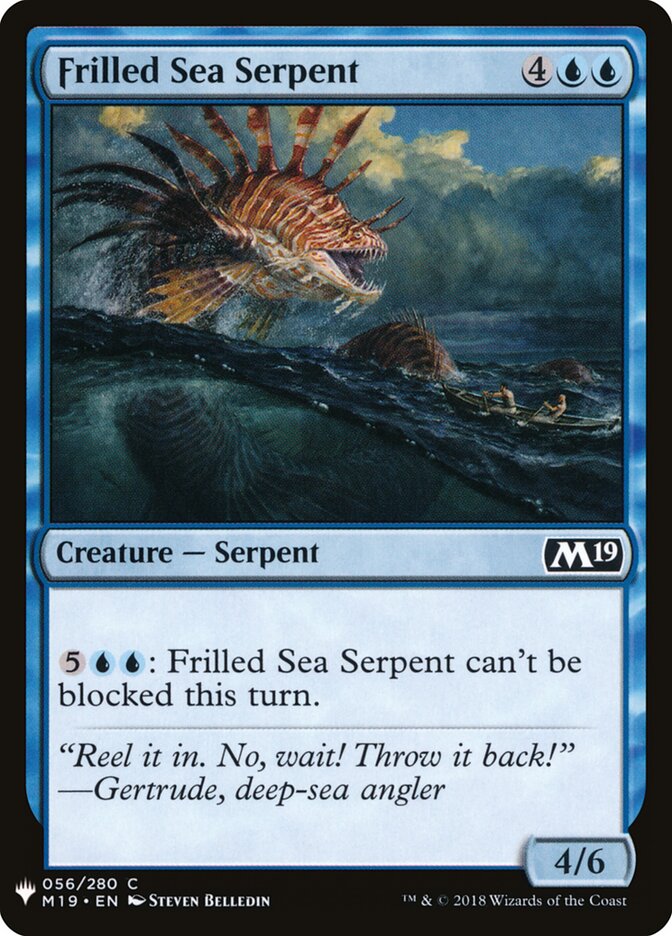 Serpente do Mar Franjada / Frilled Sea Serpent - Magic: The Gathering - MoxLand