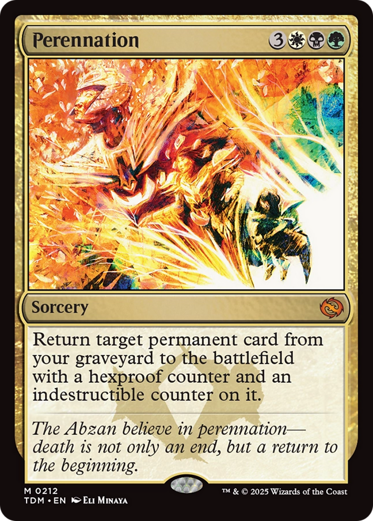 Perenação / Perennation - Magic: The Gathering - MoxLand
