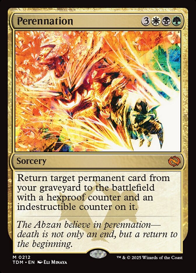 Perenação / Perennation - Magic: The Gathering - MoxLand