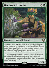 Historiadora de Raiz Profunda / Deeproot Historian - Magic: The Gathering - MoxLand