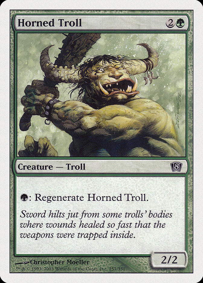 Trol com Chifres / Horned Troll - Magic: The Gathering - MoxLand