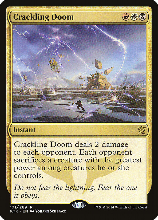 Fim Crepitante / Crackling Doom - Magic: The Gathering - MoxLand