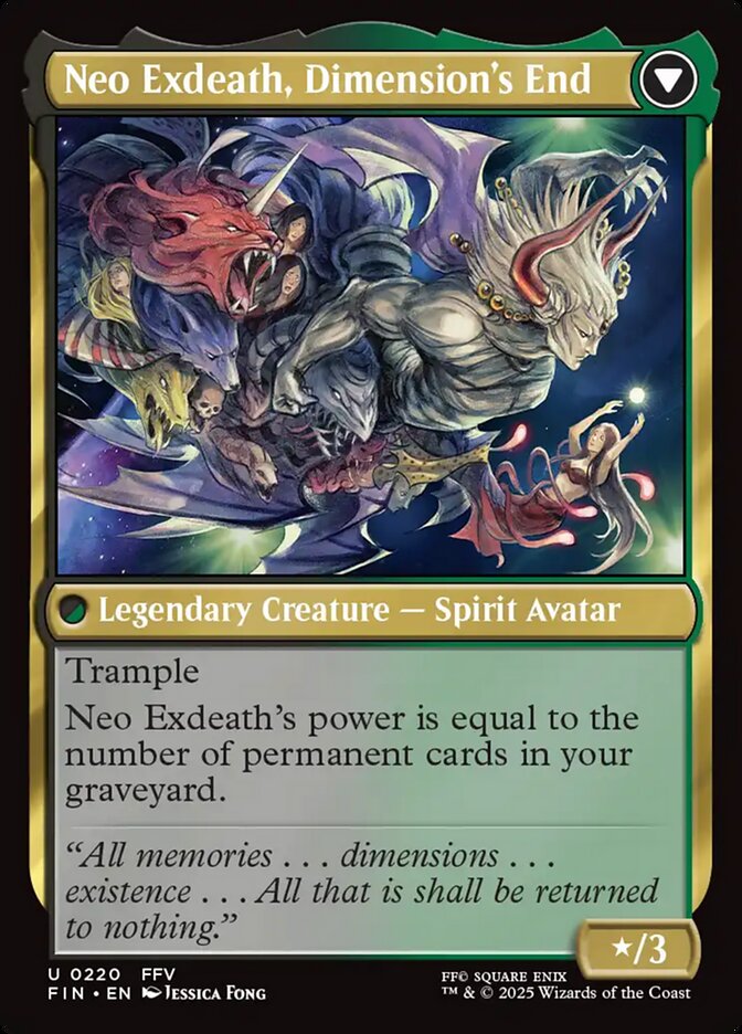 Exdeath, Feiticeiro do Vazio / Exdeath, Void Warlock - Magic: The Gathering - MoxLand