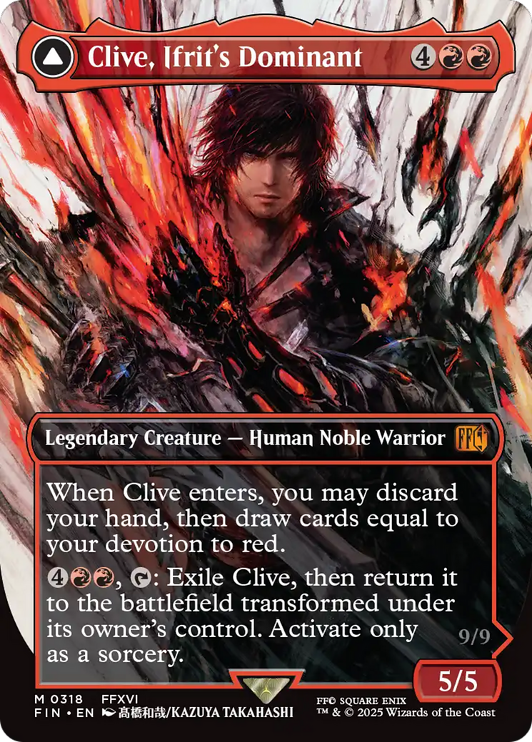 Clive, Dominante de Ifrit / Clive, Ifrit's Dominant - Magic: The Gathering - MoxLand