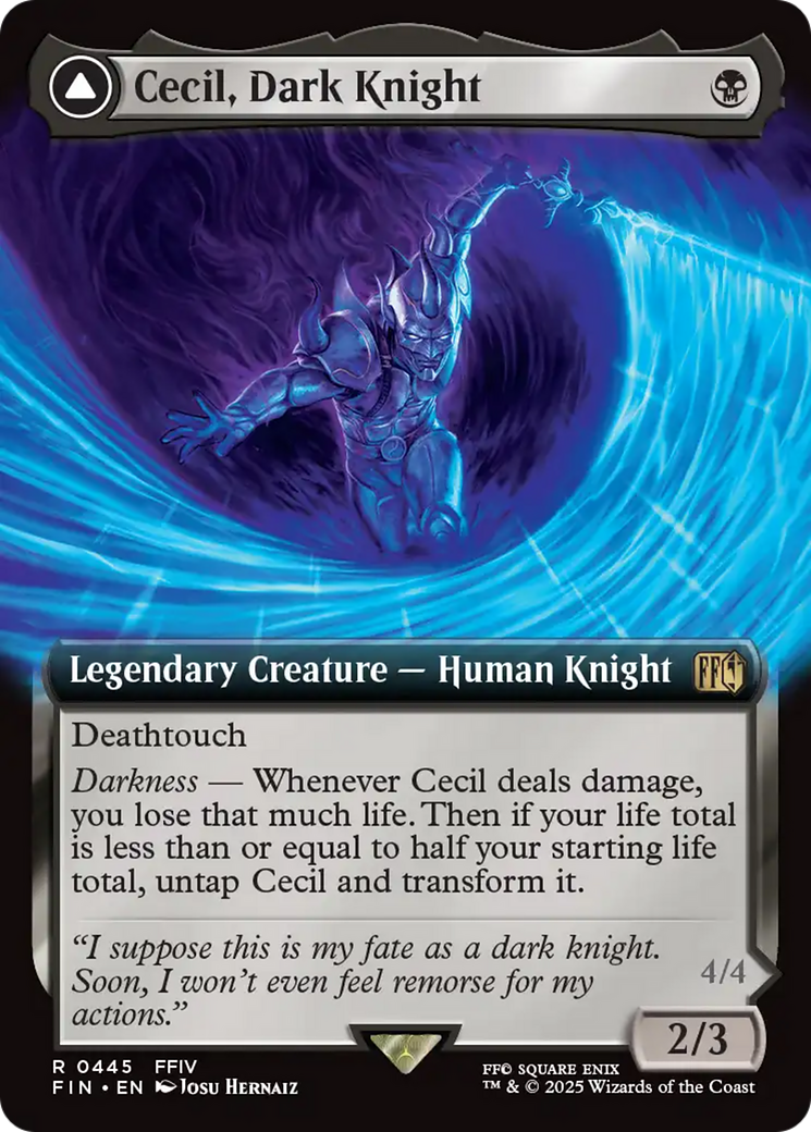 Cecil, Cavaleiro das Trevas / Cecil, Dark Knight - Magic: The Gathering - MoxLand