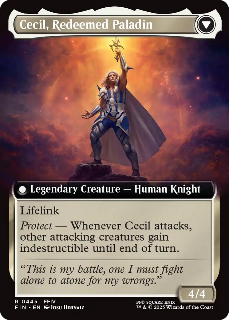 Cecil, Cavaleiro das Trevas / Cecil, Dark Knight - Magic: The Gathering - MoxLand