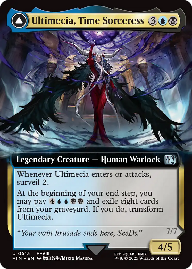 Ultimecia, Feiticeira Temporal / Ultimecia, Time Sorceress - Magic: The Gathering - MoxLand