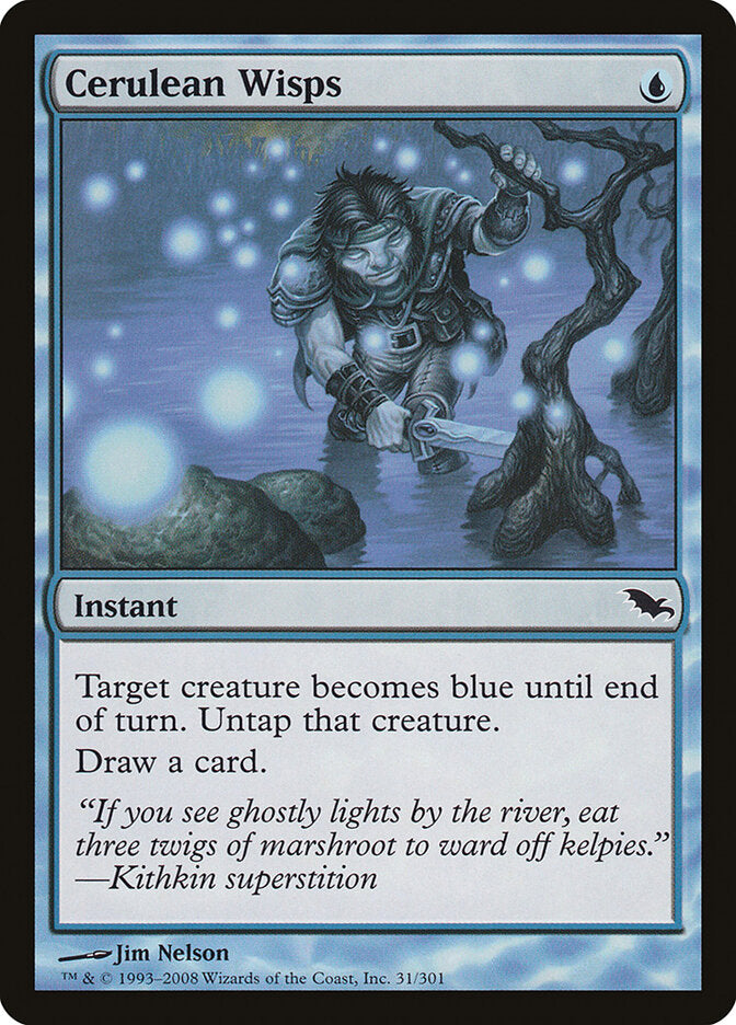 Fogo-Fátuo Azulado / Cerulean Wisps - Magic: The Gathering - MoxLand