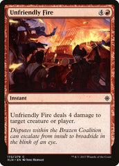 Fogo Inamistoso / Unfriendly Fire - Magic: The Gathering - MoxLand