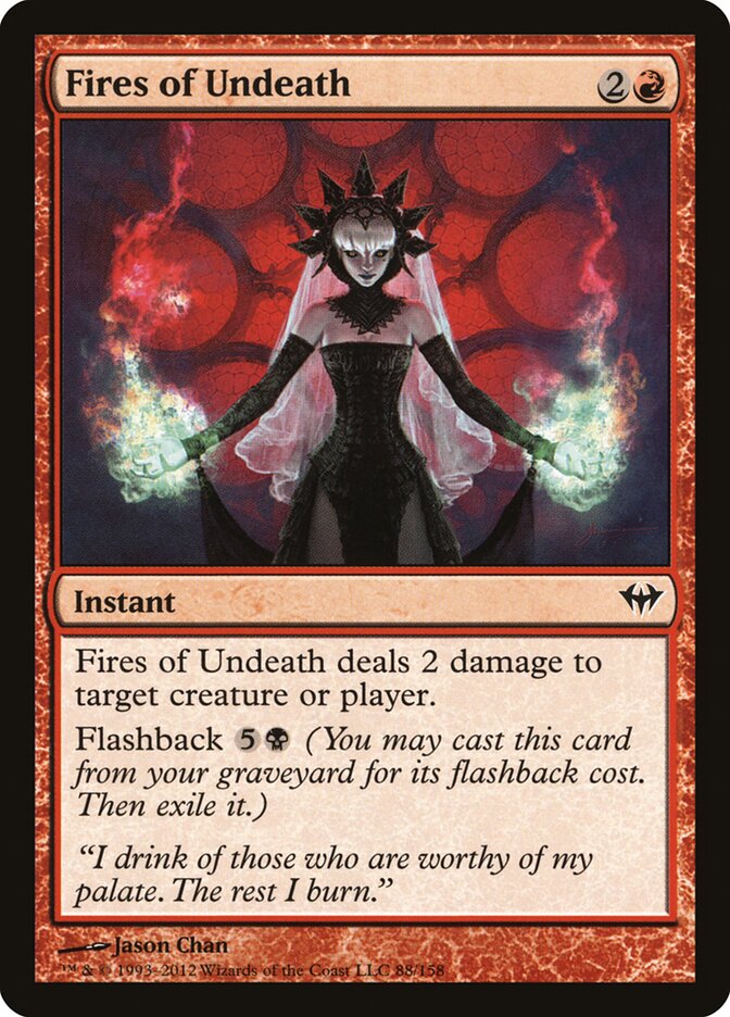 Fogos da Morte-Vida / Fires of Undeath - Magic: The Gathering - MoxLand