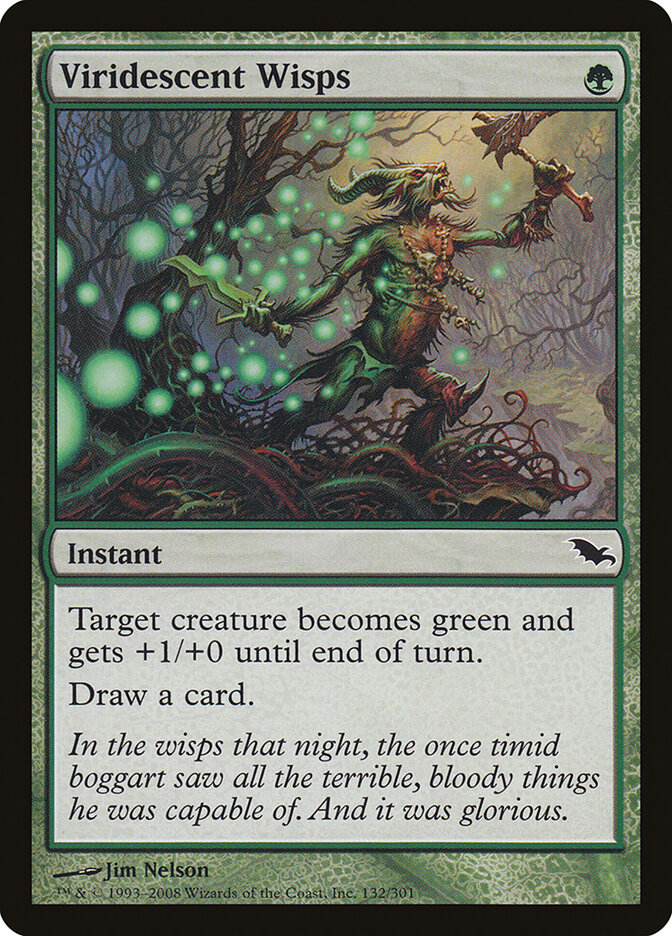 Fogos-Fátuos Verdejantes / Viridescent Wisps - Magic: The Gathering - MoxLand