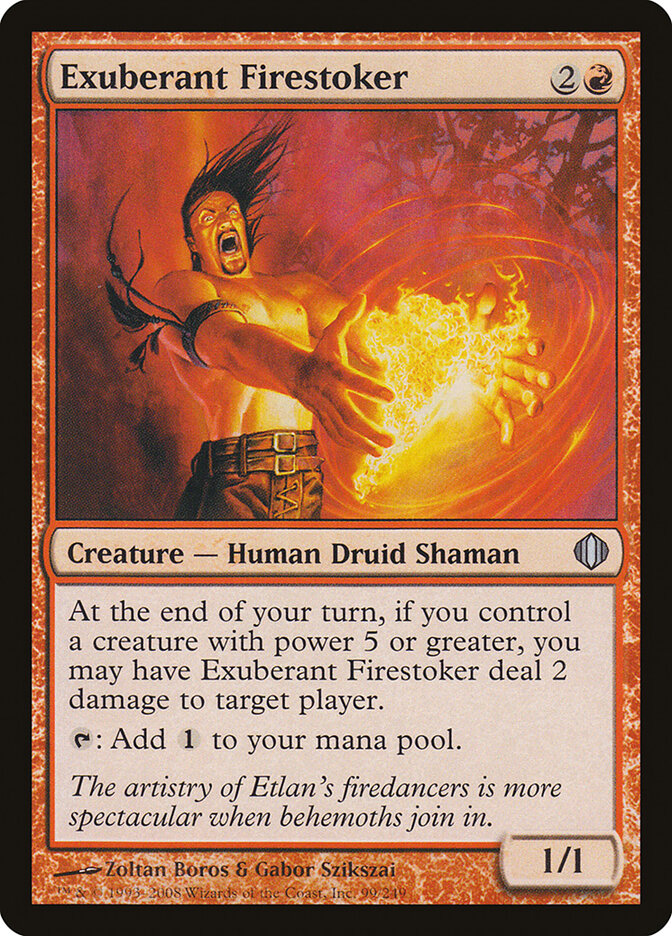 Foguista Exuberante / Exuberant Firestoker - Magic: The Gathering - MoxLand