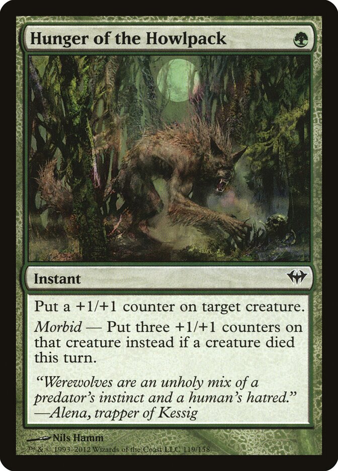 Fome da Alcateia Uivante / Hunger of the Howlpack - Magic: The Gathering - MoxLand