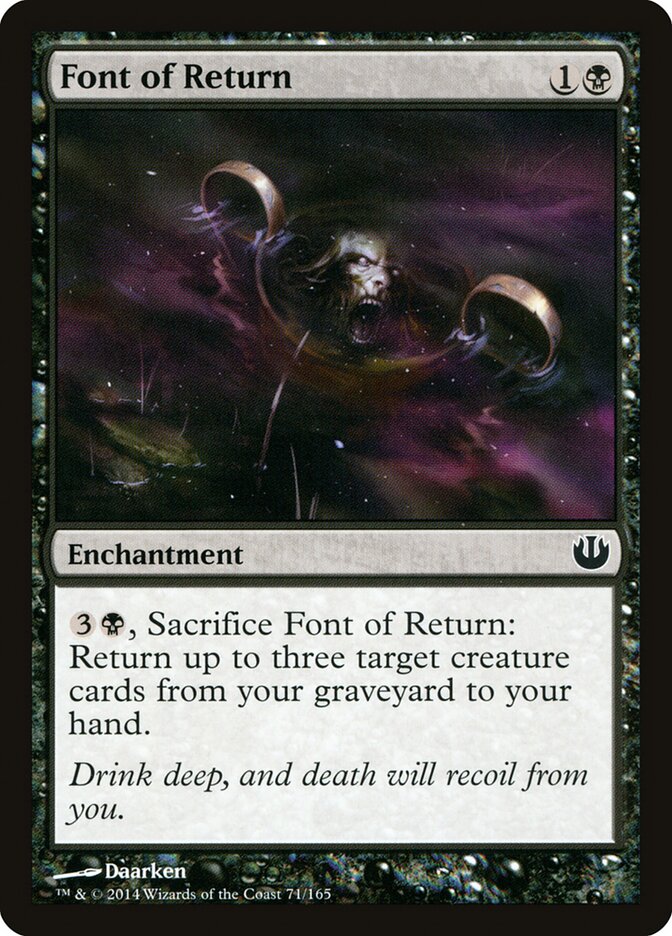 Fonte do Ressurgimento / Font of Return - Magic: The Gathering - MoxLand