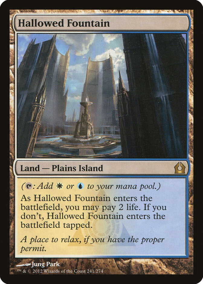 Fonte Santificada / Hallowed Fountain - Magic: The Gathering - MoxLand
