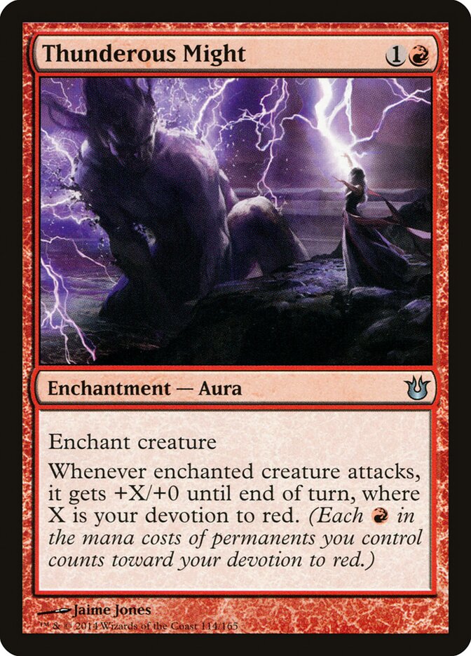 Força Trovejante / Thunderous Might - Magic: The Gathering - MoxLand