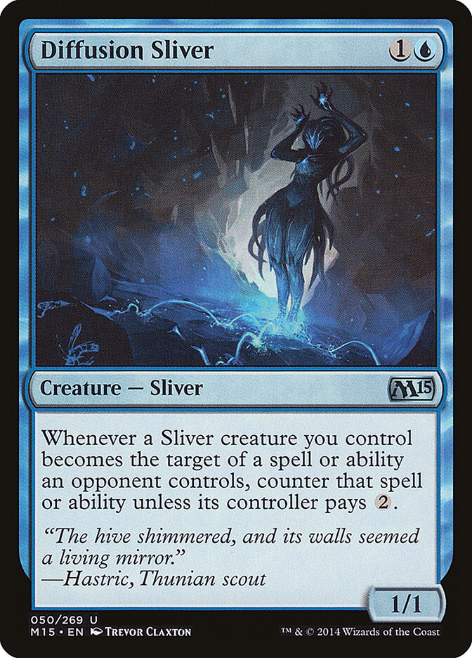 Fractius da Difusão / Diffusion Sliver - Magic: The Gathering - MoxLand