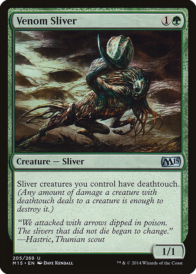 Fractius Peçonhento / Venom Sliver - Magic: The Gathering - MoxLand