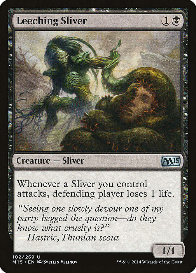 Fractius Sugador / Leeching Sliver - Magic: The Gathering - MoxLand