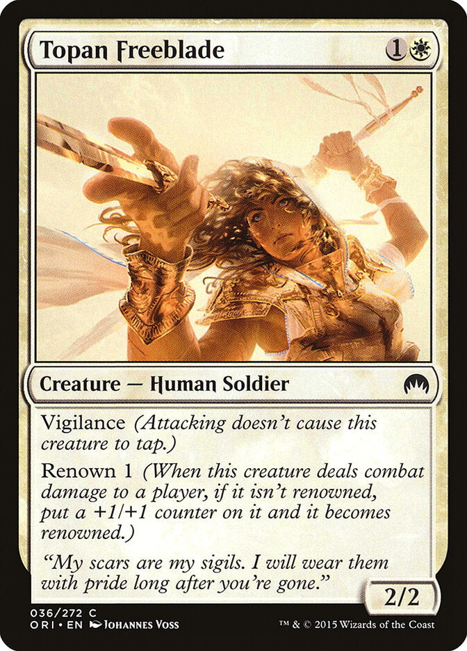 Franco-espadachim Topaniano / Topan Freeblade - Magic: The Gathering - MoxLand