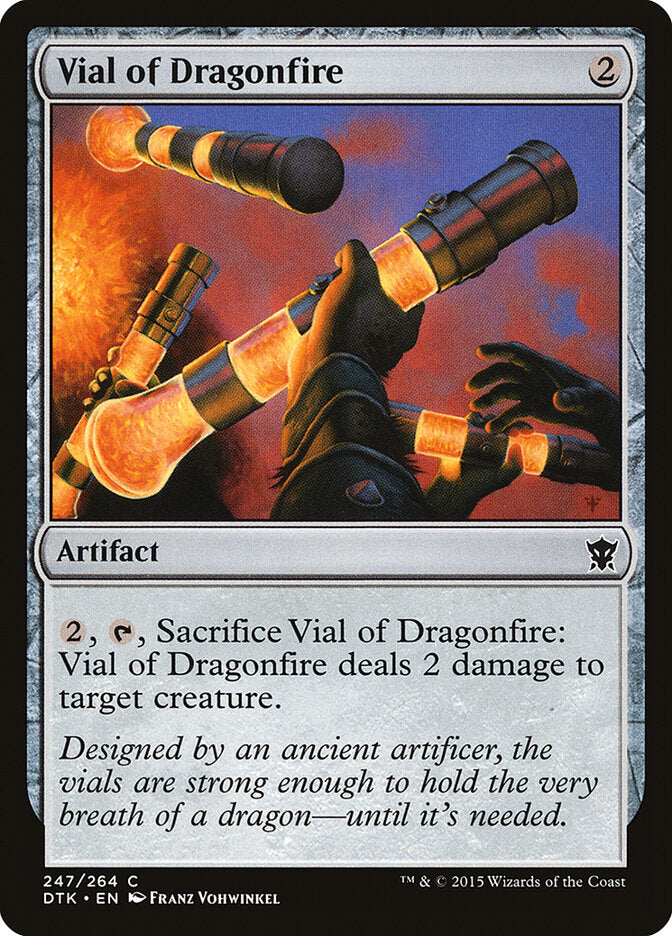 Frasco de Fogo Dragônico / Vial of Dragonfire - Magic: The Gathering - MoxLand