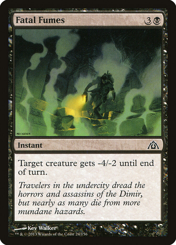 Fumaça Fatal / Fatal Fumes - Magic: The Gathering - MoxLand