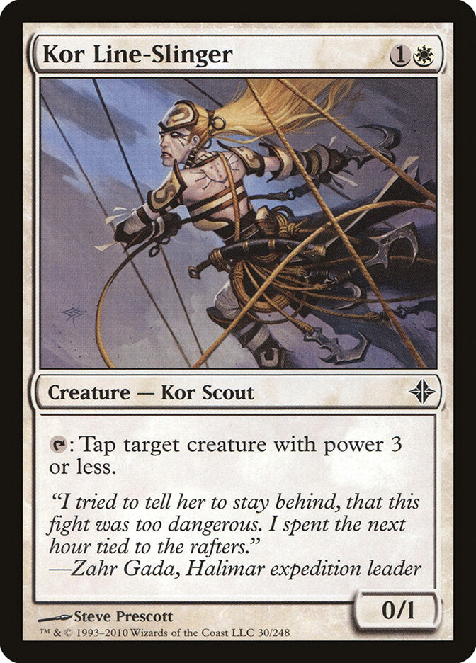 Fundeiro de Linha Kor / Kor Line-Slinger - Magic: The Gathering - MoxLand