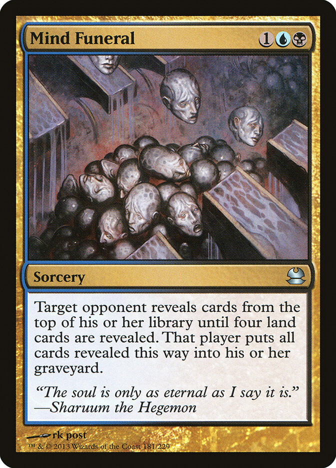 Funeral Mental / Mind Funeral - Magic: The Gathering - MoxLand