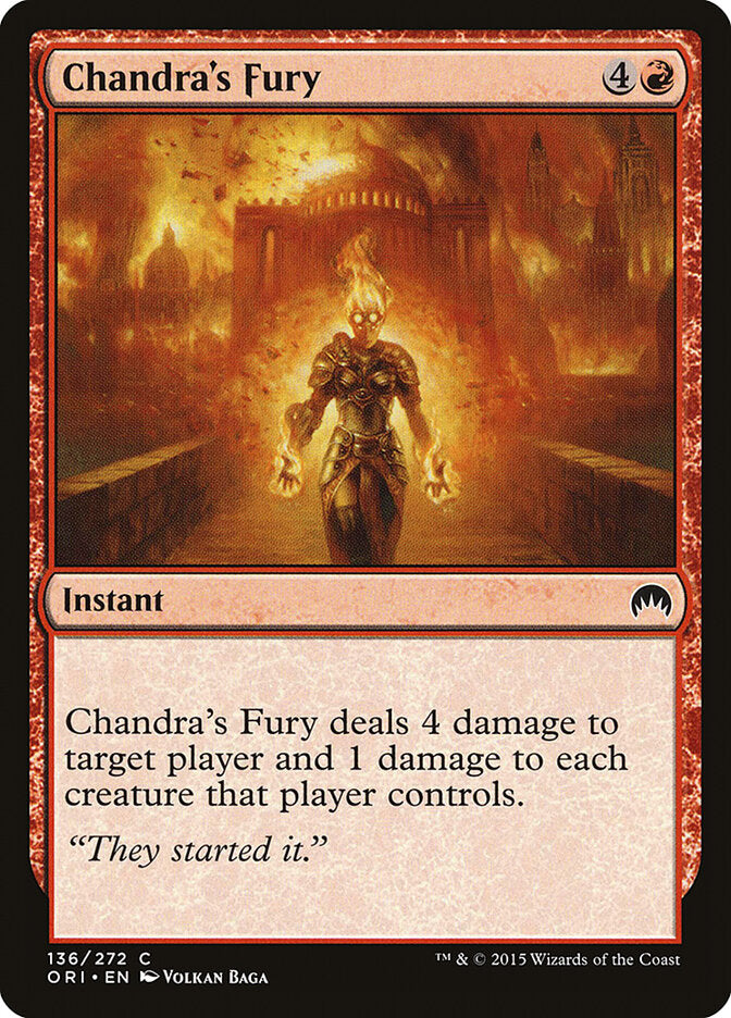 Fúria de Chandra / Chandra's Fury - Magic: The Gathering - MoxLand