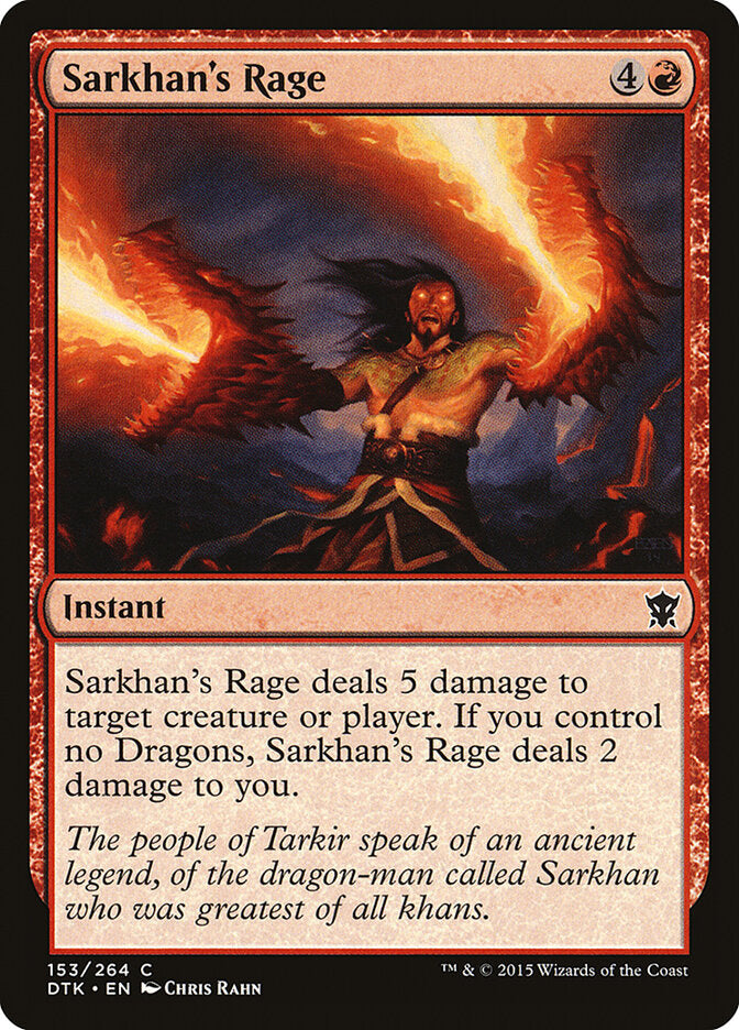 Fúria de Sarkhan / Sarkhan's Rage - Magic: The Gathering - MoxLand