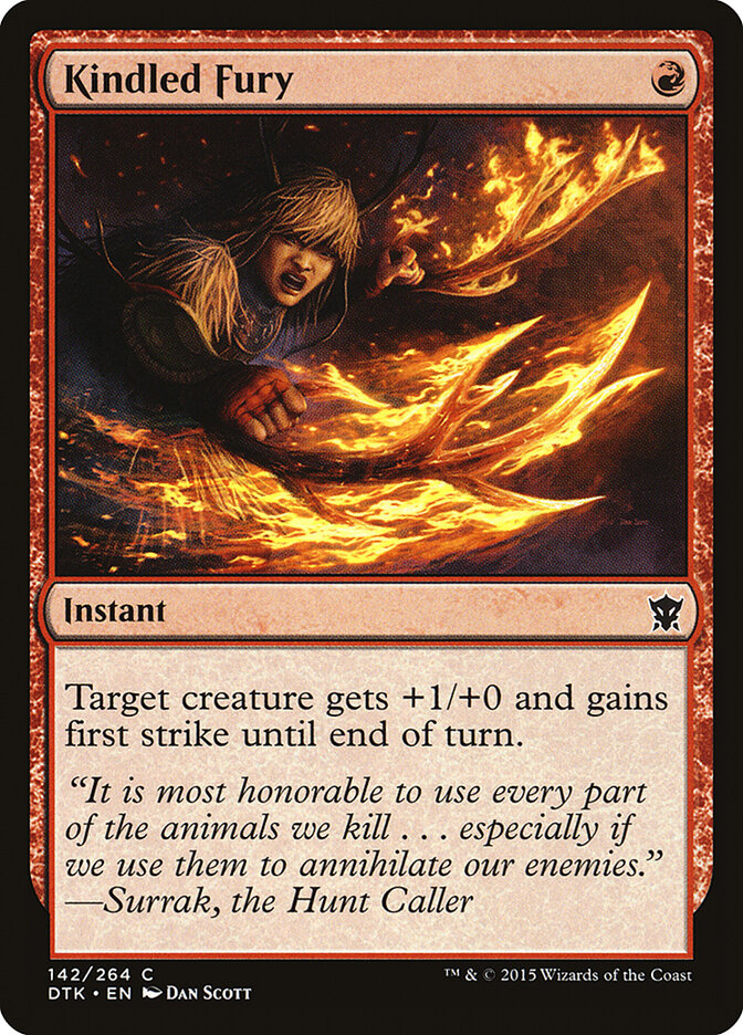 Fúria Inflamada / Kindled Fury - Magic: The Gathering - MoxLand