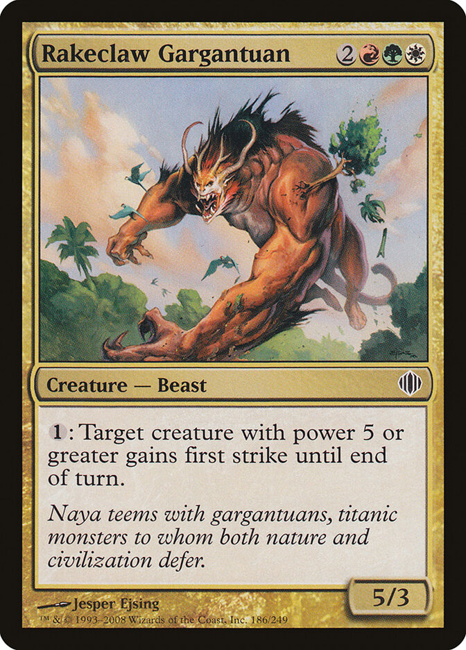 Gargantua das Garras Unciformes / Rakeclaw Gargantuan - Magic: The Gathering - MoxLand