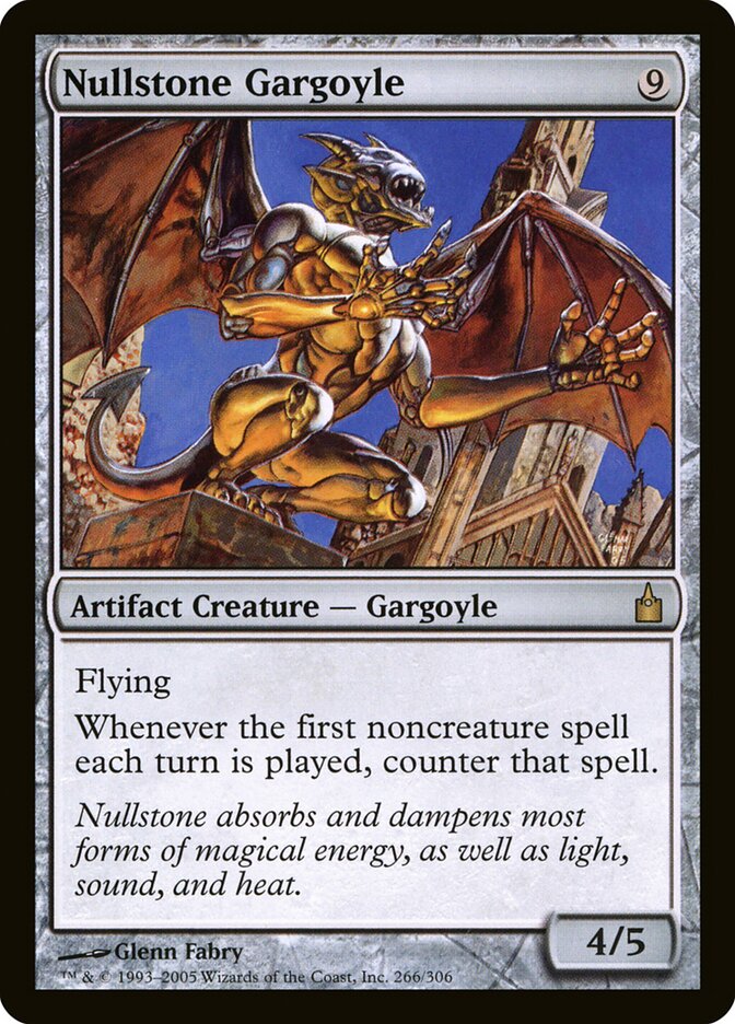 Gárgula de Pedra Anuladora / Nullstone Gargoyle - Magic: The Gathering - MoxLand