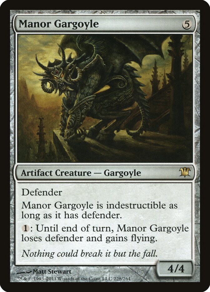 Gárgula do Casarão / Manor Gargoyle - Magic: The Gathering - MoxLand
