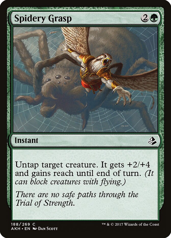 Garras Aracnoides / Spidery Grasp - Magic: The Gathering - MoxLand