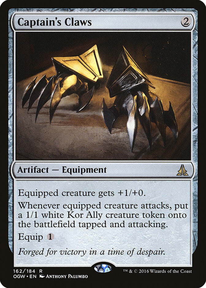 Garras do Capitão / Captain's Claws - Magic: The Gathering - MoxLand