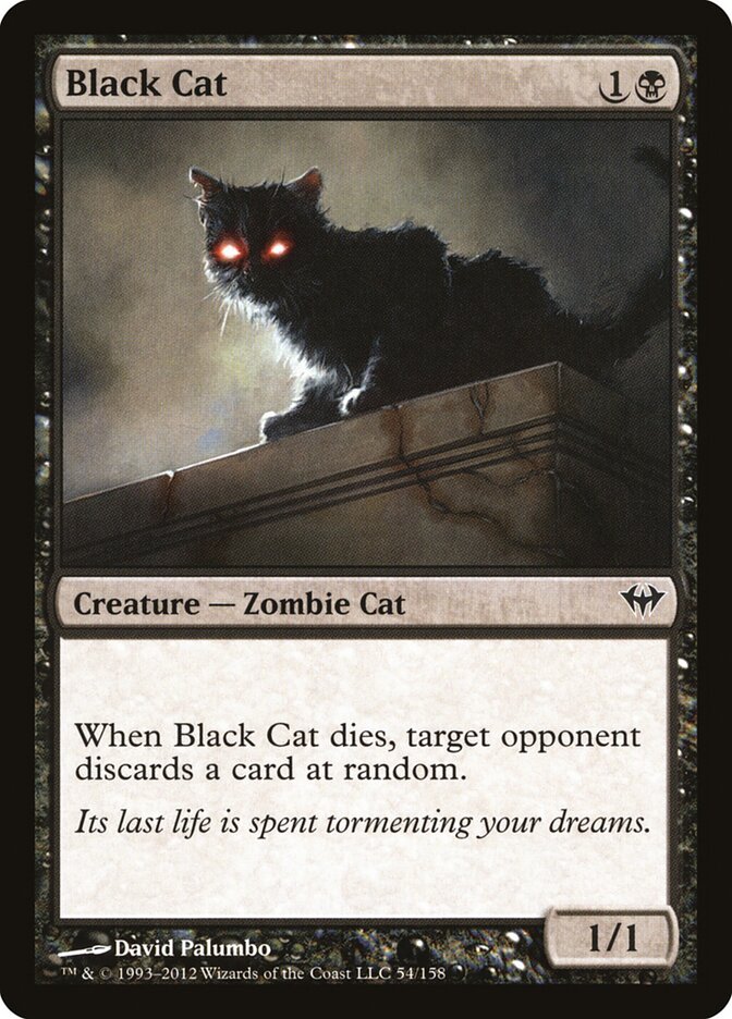 Gato Preto / Black Cat - Magic: The Gathering - MoxLand