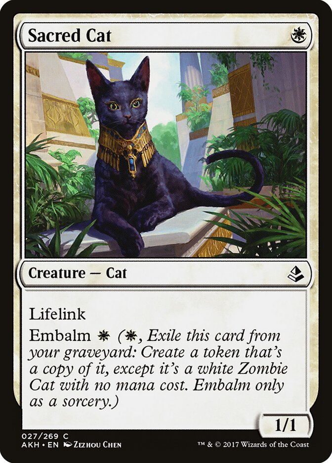 Gato Sagrado / Sacred Cat - Magic: The Gathering - MoxLand