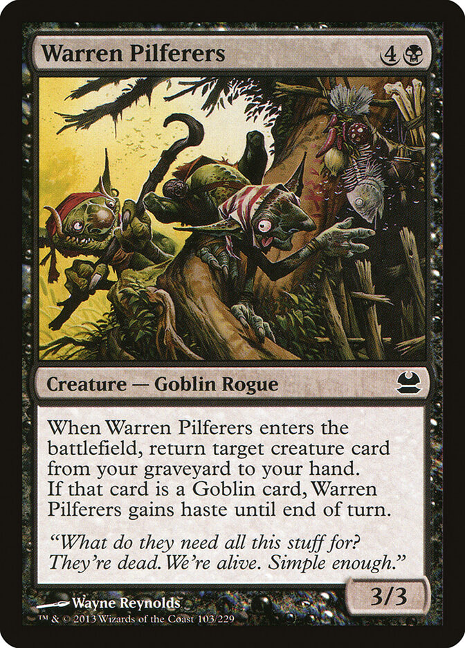 Gatunos do Vilarejo / Warren Pilferers - Magic: The Gathering - MoxLand