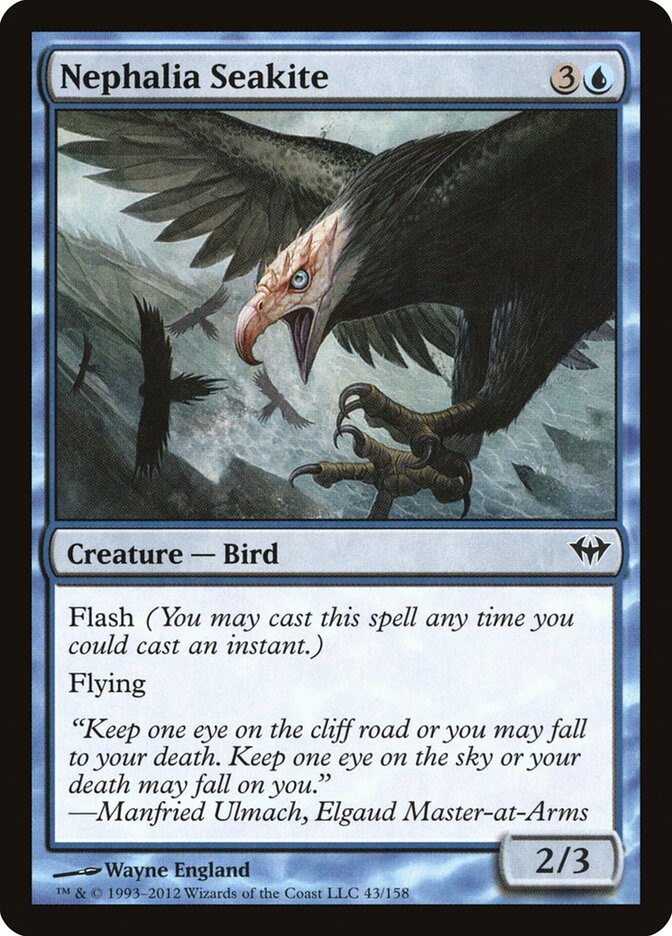 Gavião Marinho de Nefália / Nephalia Seakite - Magic: The Gathering - MoxLand