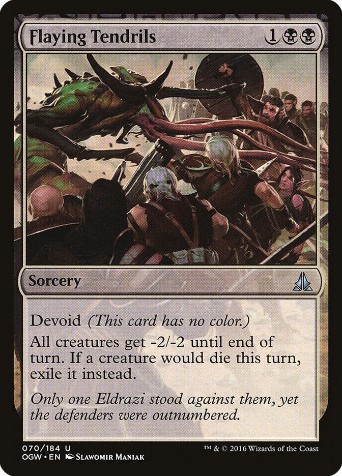 Gavinhas Esfoladoras / Flaying Tendrils - Magic: The Gathering - MoxLand