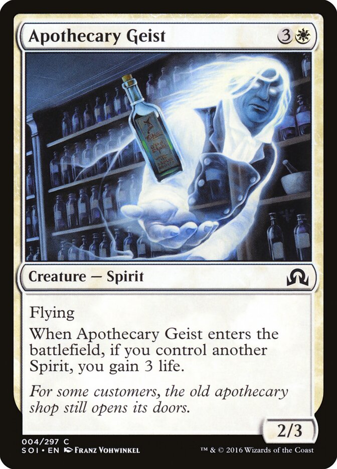 Geist Apotecário / Apothecary Geist - Magic: The Gathering - MoxLand