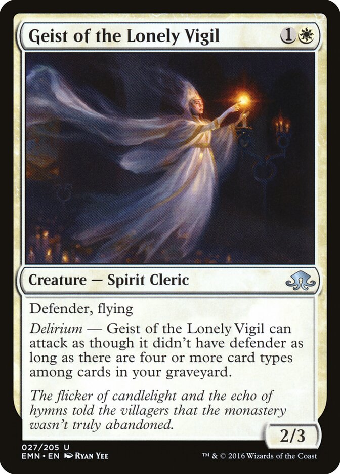 Geist da Vigia Solitária / Geist of the Lonely Vigil - Magic: The Gathering - MoxLand
